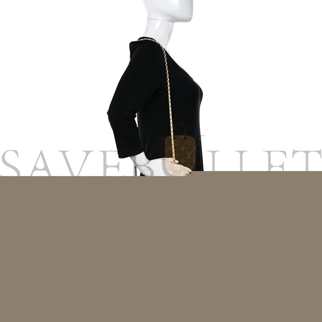 Ch*el master  caviar quilted mini top handle rectangular flap white as2431 (20*13*9cm)